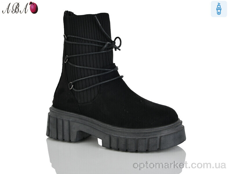 Купить Черевики жіночі J856 Панда чорний, фото 1