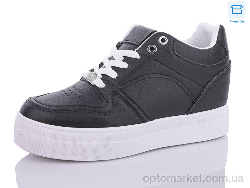Купить Кросівки жіночі J932-1 Hongquan чорний, фото 1