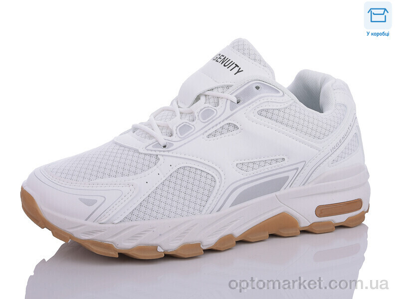 Купить Кросівки чоловічі J962-2 Hongquan білий, фото 1