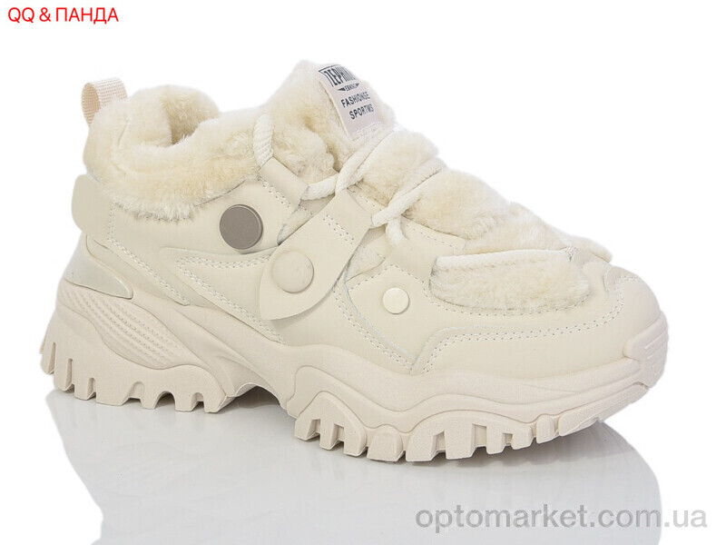 Купить Кросівки жіночі J981-3 QQ shoes бежевий, фото 1