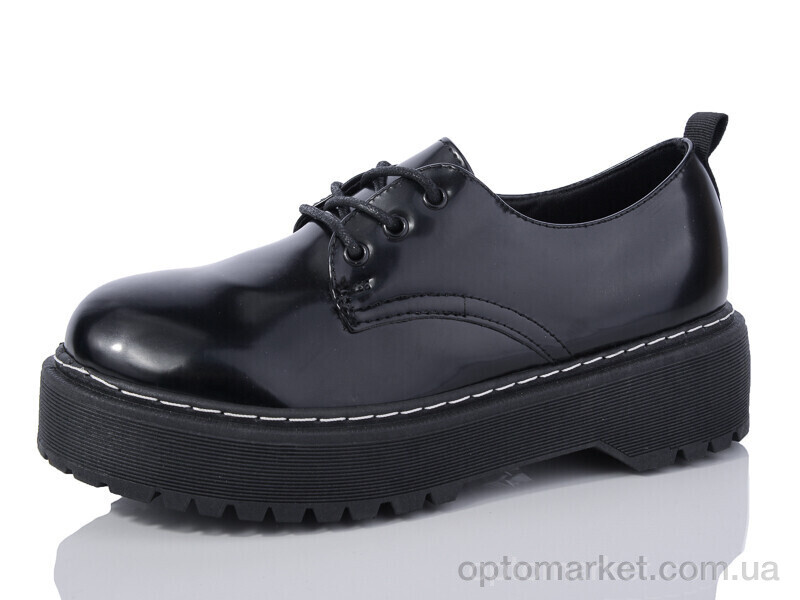 Купить Туфлі жіночі JEL350 black Summer shoes чорний, фото 1