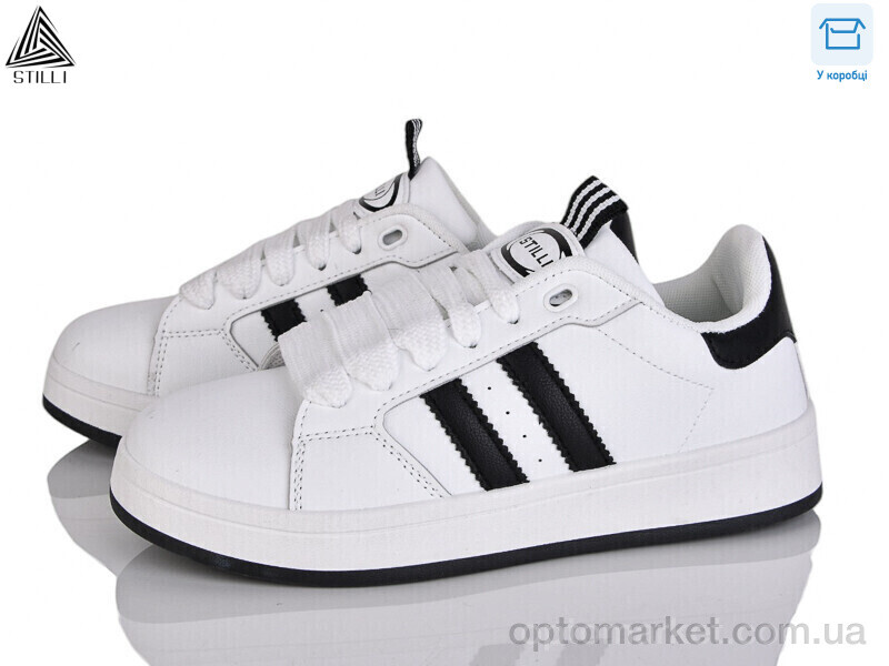 Купить Кросівки жіночі JH300-10 шкіра Stilli білий, фото 1