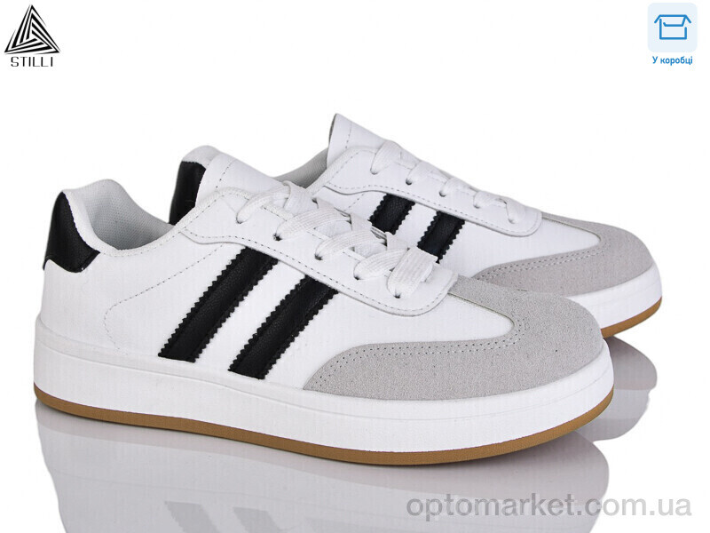 Купить Кросівки жіночі JH700-7 шкіра Stilli білий, фото 1