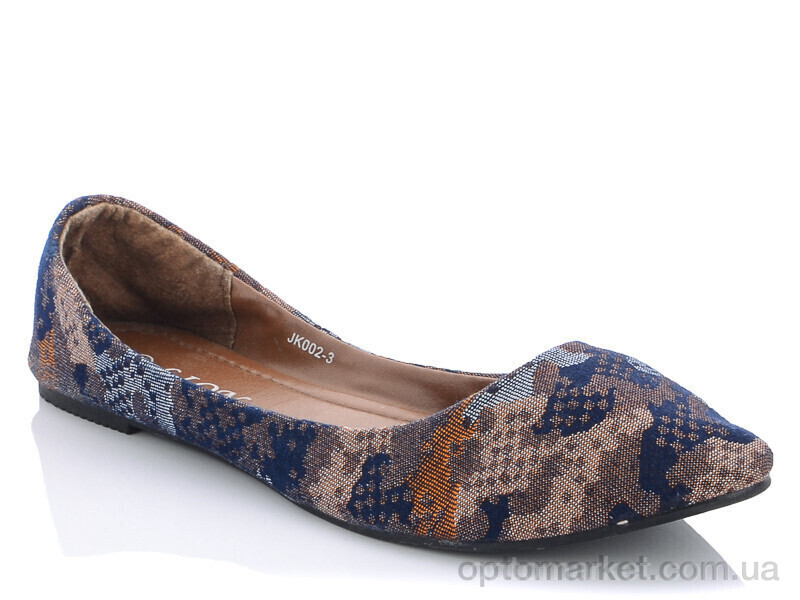 Купить Балетки жіночі JK002-3 Lion коричневий, фото 1