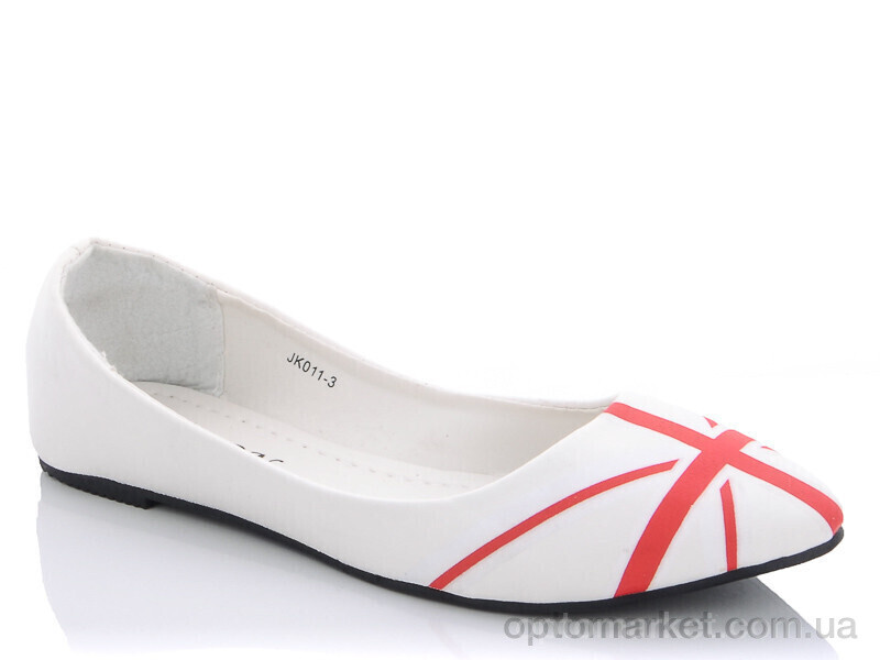 Купить Балетки жіночі JK011-3 Lion білий, фото 1