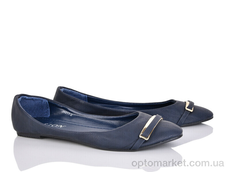 Купить Балетки жіночі JK017-2 Lion синій, фото 1