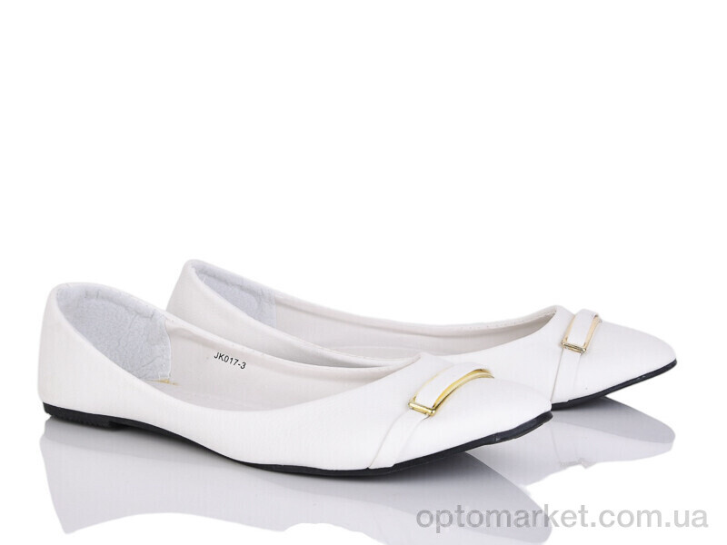 Купить Балетки жіночі JK017-3 Lion білий, фото 1