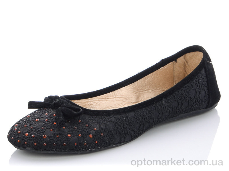 Купить Балетки женские JK073-1 Lion черный, фото 1