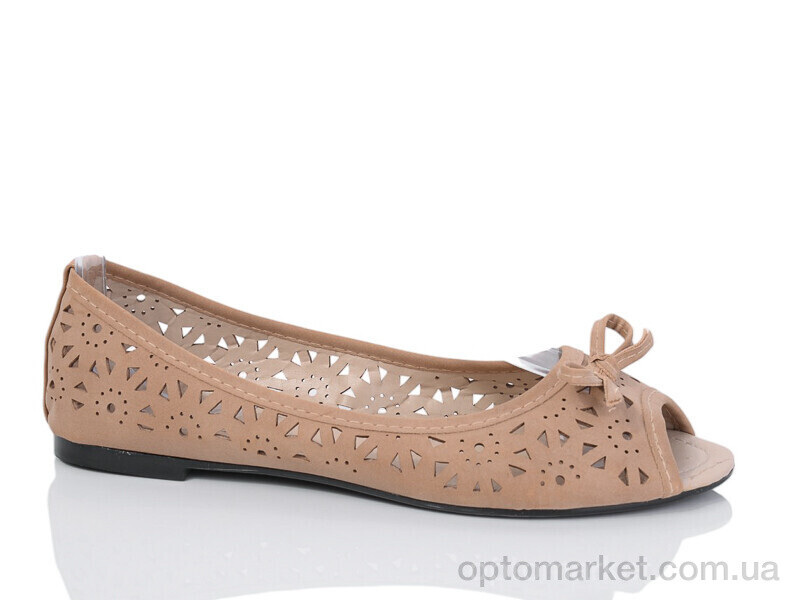 Купить Балетки жіночі JK103-6 Lion коричневий, фото 1