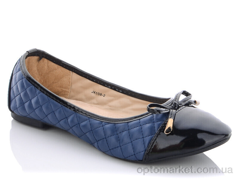 Купить Балетки жіночі JK108-2 Lion синій, фото 1