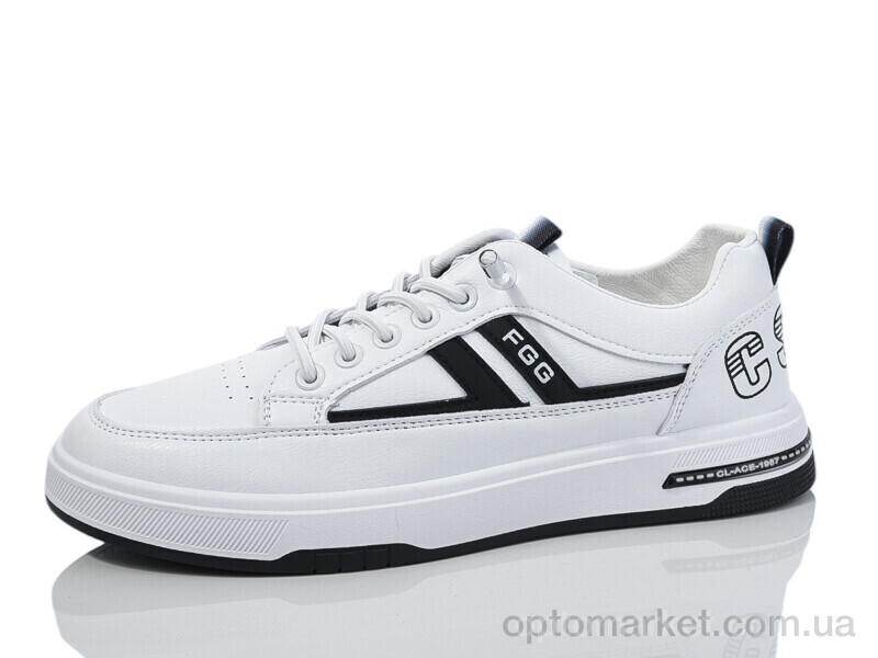 Купить Кросівки чоловічі JM601-1 Fagaoge білий, фото 1
