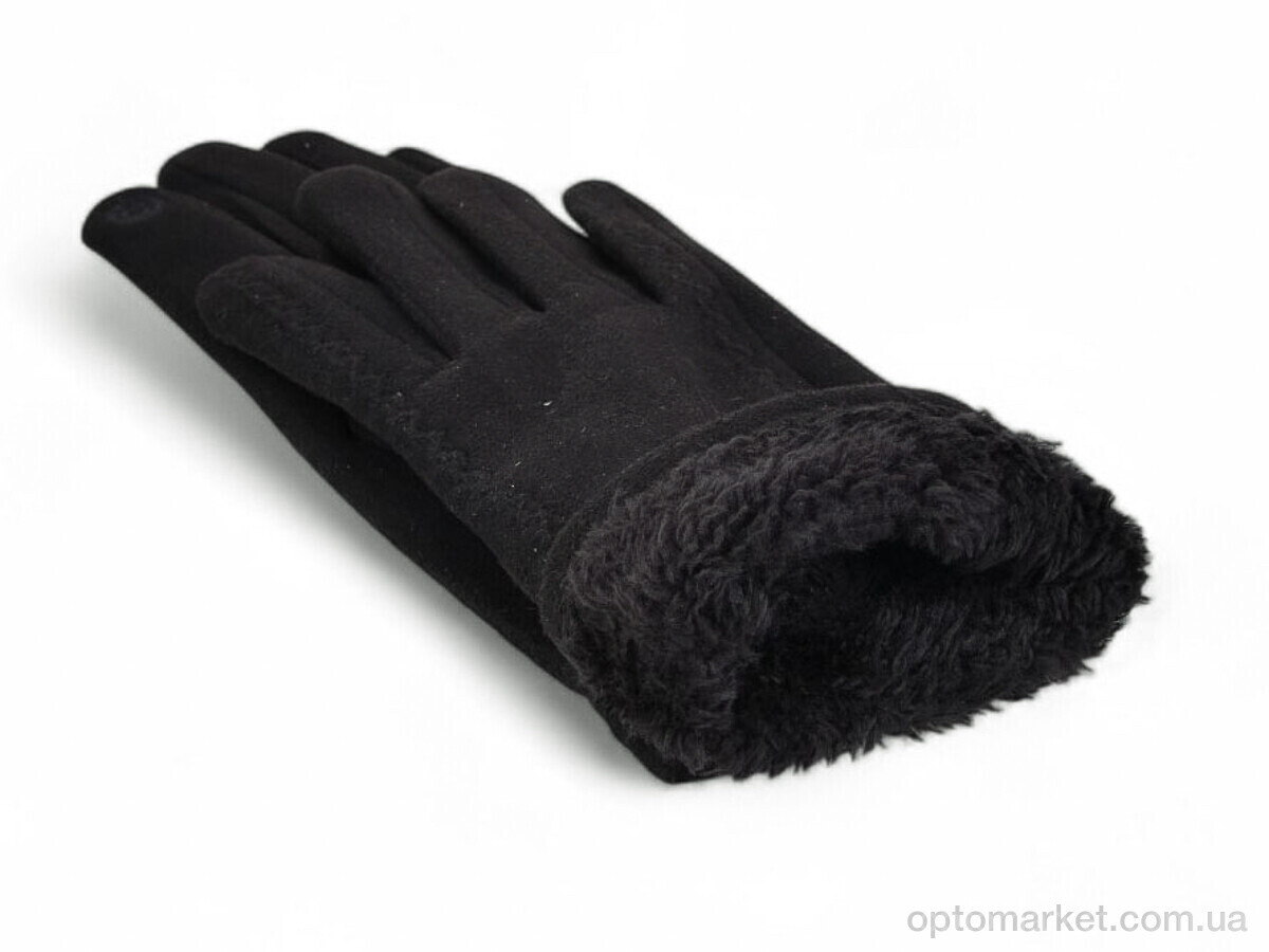 Купить Рукавички жіночі JP02-91 black Number one чорний, фото 2