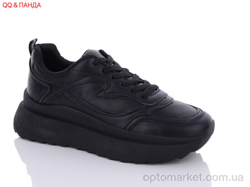 Купить Кросівки жіночі JP20 all black QQ shoes чорний, фото 1