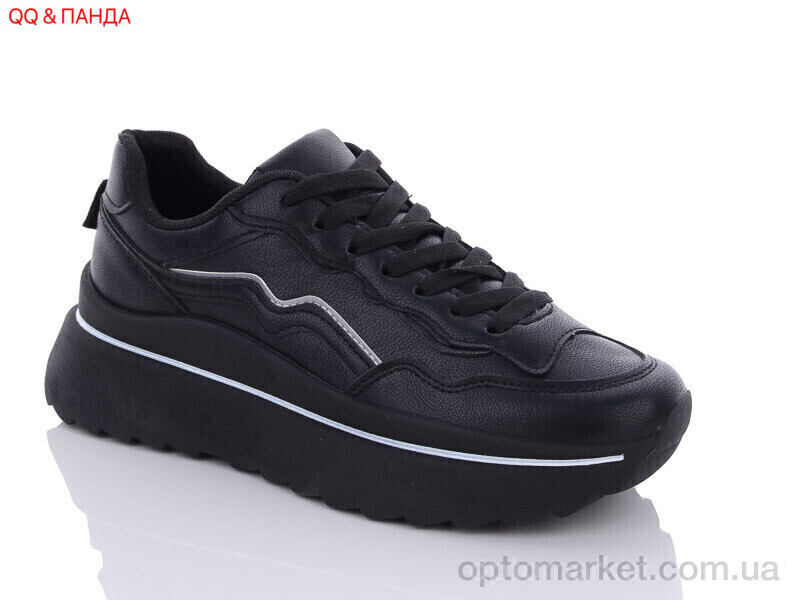 Купить Кросівки жіночі JP21 black QQ shoes чорний, фото 1