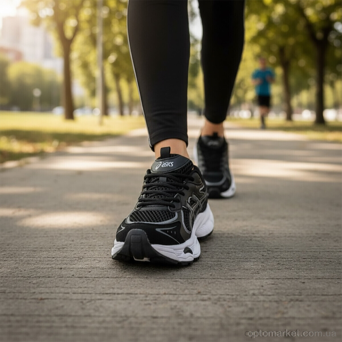 Купить Кросівки жіночі JQ10-1 A.ics чорний, фото 3