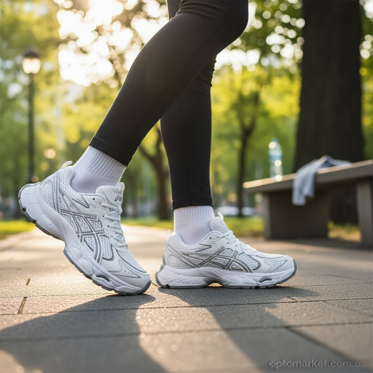 Купить Кросівки жіночі JQ10-2 A.ics білий, фото 3