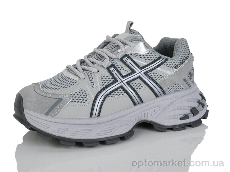 Купить Кросівки жіночі JQ13-3 DaFuYuan сірий, фото 1