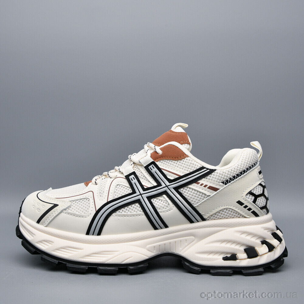 Купить Кросівки жіночі JQ13-5 DaFuYuan бежевий, фото 2