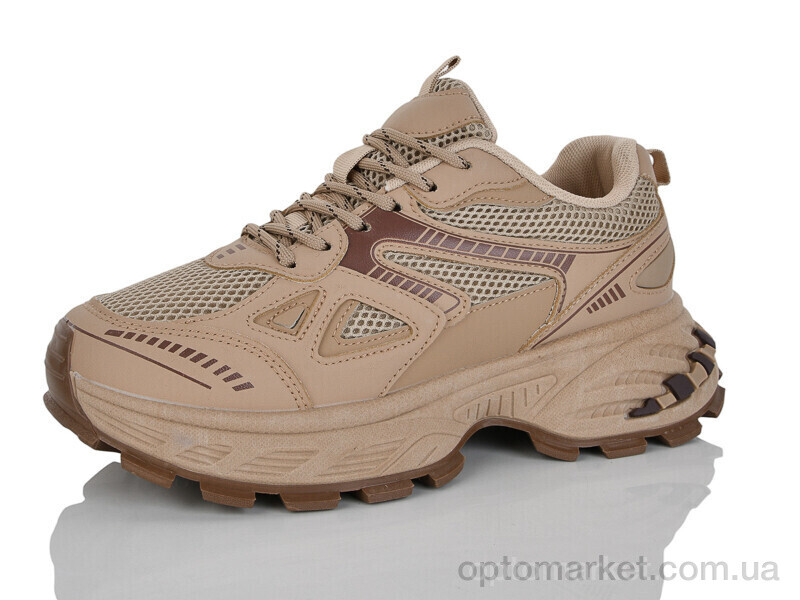 Купить Кросівки жіночі JQ15-5 DaFuYuan коричневий, фото 1