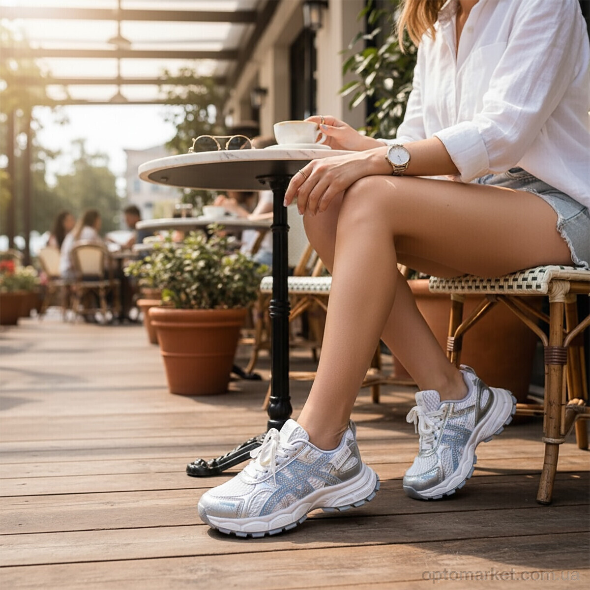 Купить Кросівки жіночі JQ2-3 DaFuYuan білий, фото 2