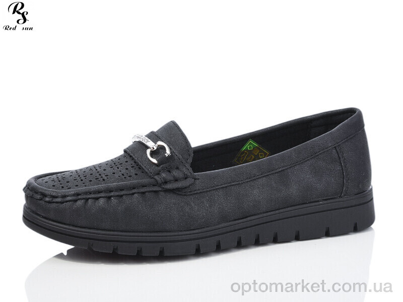 Купить Туфлі жіночі JSD007 black Red Sun чорний, фото 1