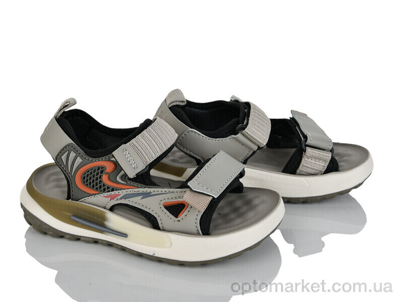 Купить Сандалі дитячі JX601-2S KIMBOO сірий, фото 1