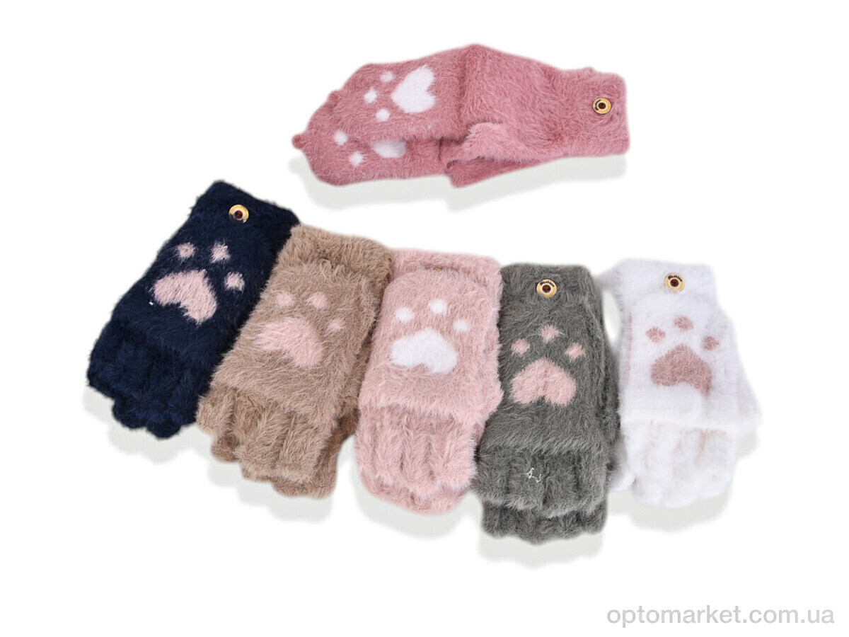 Купить Рукавиці жіночі K 9(норка) mix Shuyan мікс, фото 1