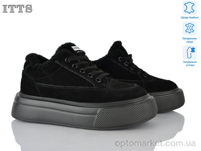 Купить Кросівки жіночі K006-1 ITTS чорний, фото 1