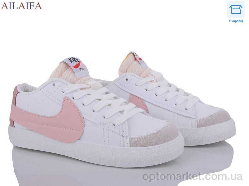 Купить Кросівки жіночі K011 pink Aelida білий, фото 1
