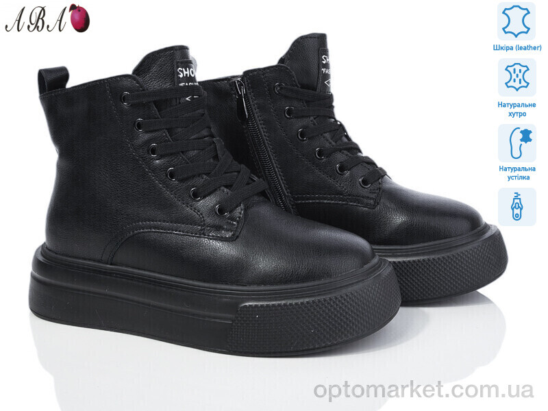 Купить Черевики жіночі K012-6 ITTS чорний, фото 1