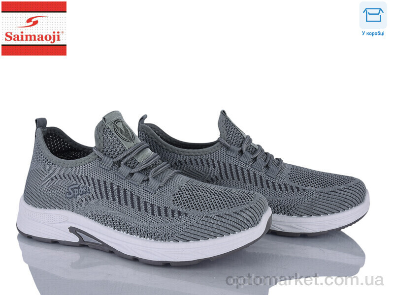 Купить Кросівки чоловічі K02-2 Saimaoji сірий, фото 1