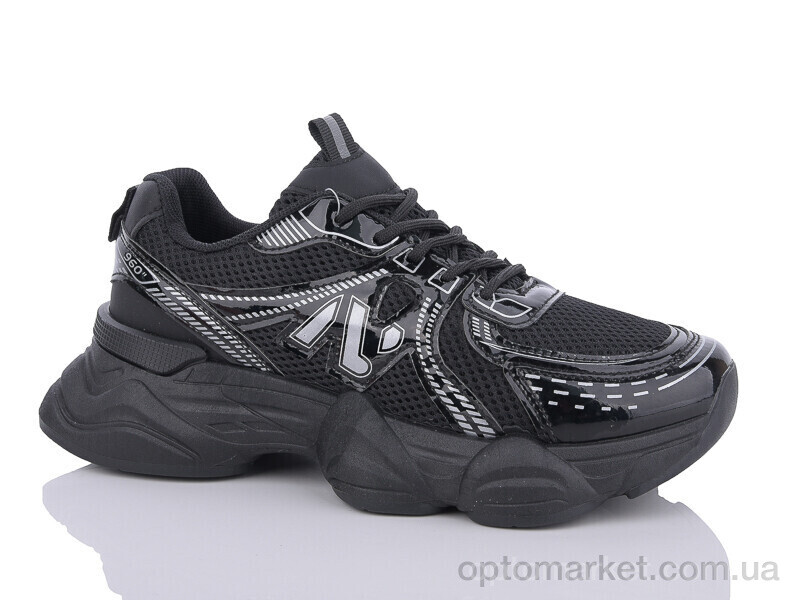 Купить Кросівки жіночі K1010-1 Horoso чорний, фото 1