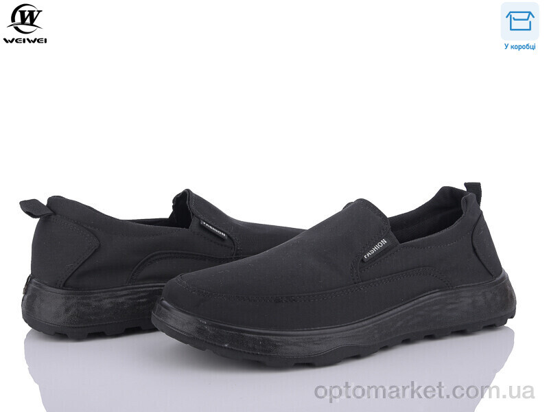 Купить Туфлі чоловічі K152-1 Wei Wei чорний, фото 1