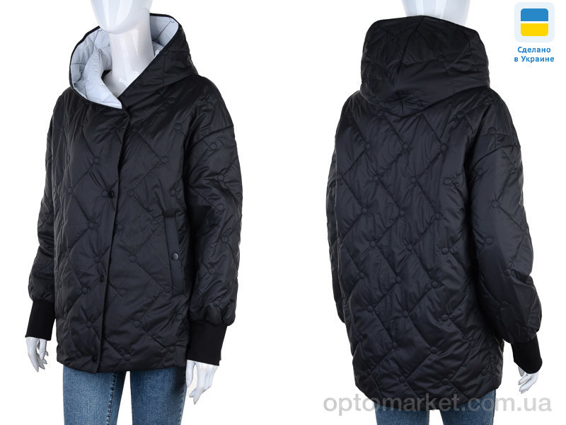 Купить Куртка жіночі K311 чорно-білий Rivaldi чорний, фото 3