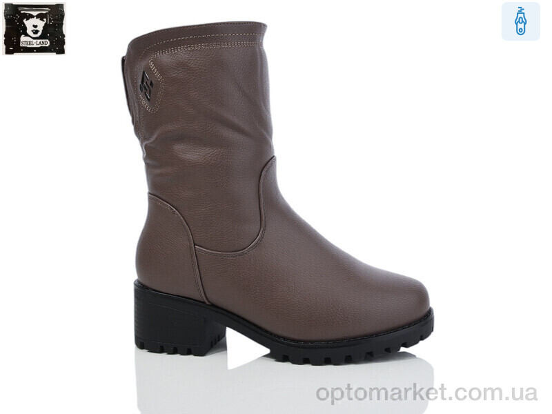 Купить Чоботи жіночі K506-19 Steel Land коричневий, фото 1