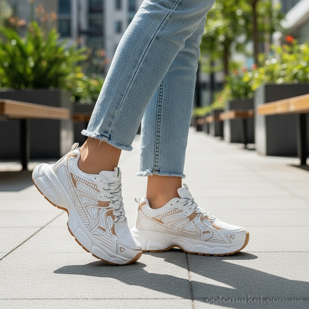 Купить Кросівки жіночі K522-2 Loretta бежевий, фото 2