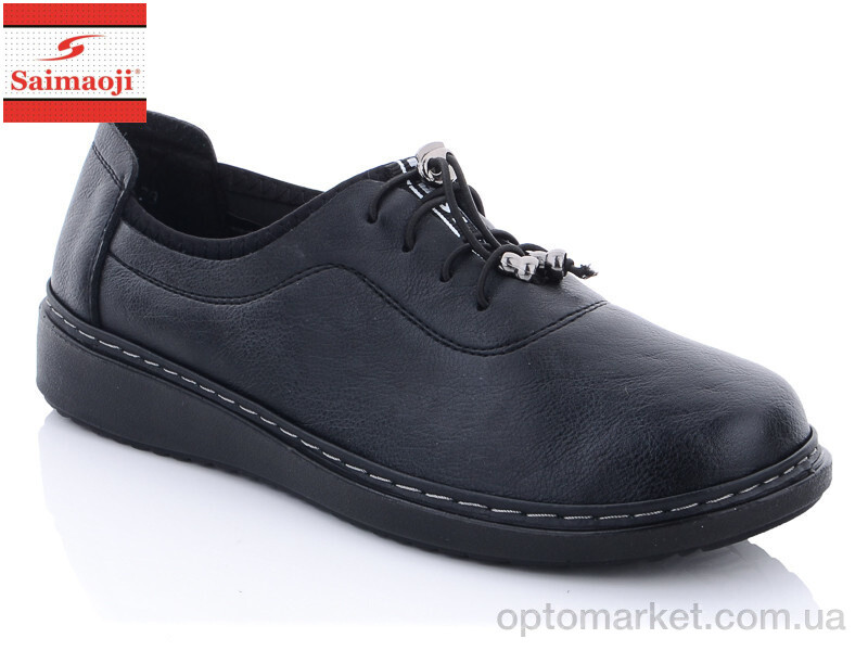 Купить Туфлі жіночі K53-1 Saimaoji чорний, фото 1