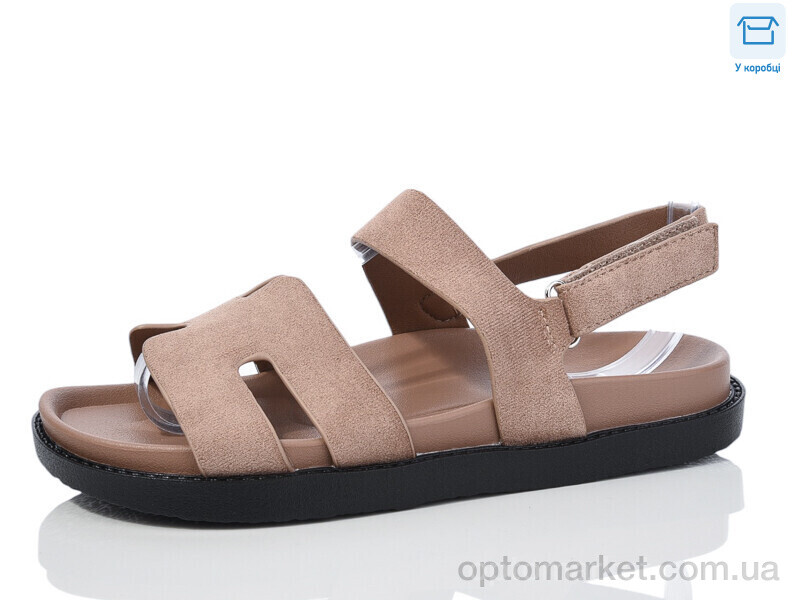 Купить Босоніжки жіночі K53-8 GB коричневий, фото 1