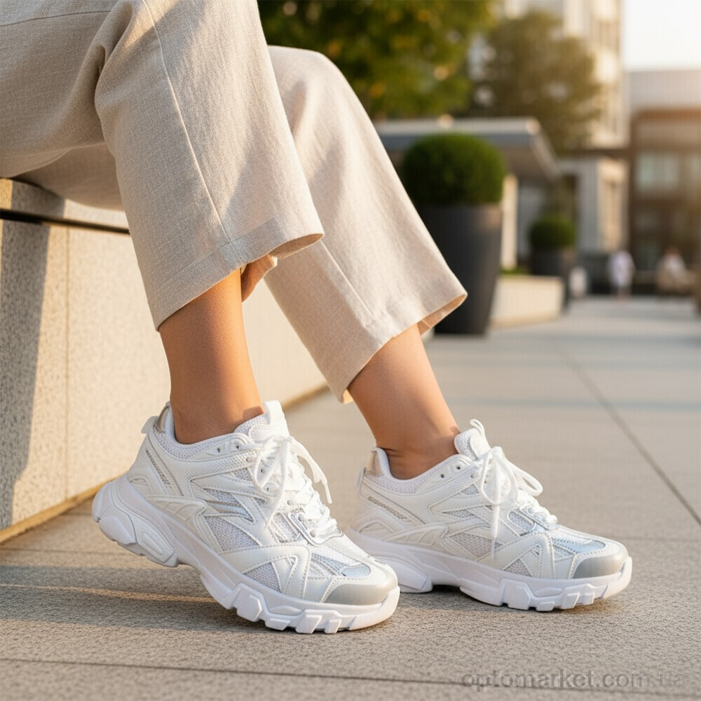 Купить Кросівки жіночі K549-1 Loretta білий, фото 2