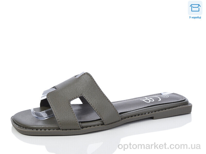 Купить Шльопанці жіночі K55-6 GB сірий, фото 1