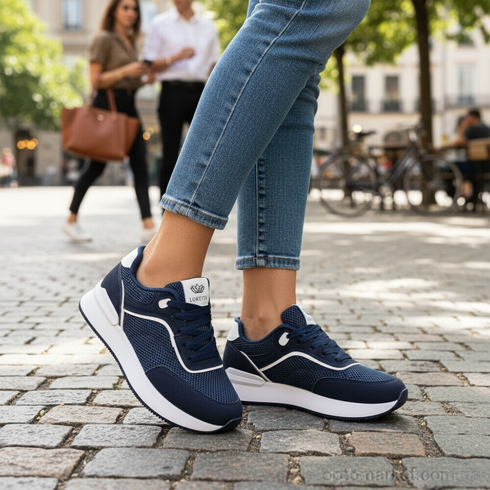 Купить Кросівки жіночі K553-4 Loretta синій, фото 2