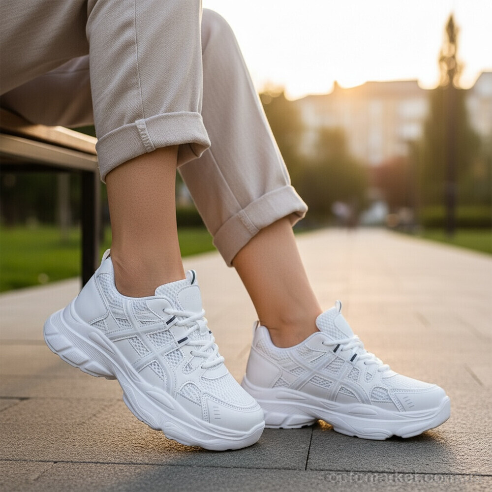 Купить Кросівки жіночі K556-1 Loretta білий, фото 2