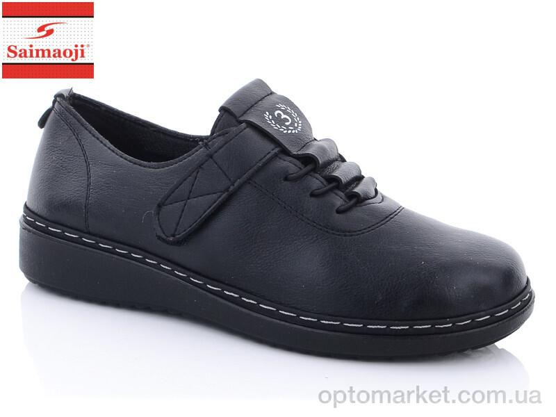Купить Туфлі жіночі K56-1 Saimaoji чорний, фото 1