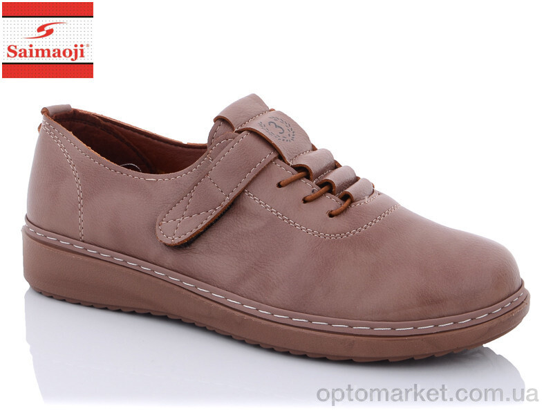 Купить Туфлі жіночі K56-8 Saimaoji коричневий, фото 1