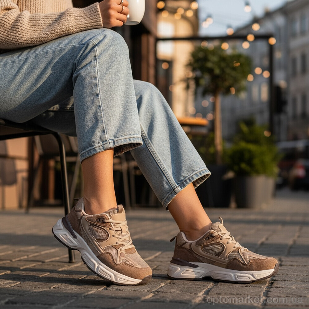 Купить Кросівки жіночі K567-3 Loretta коричневий, фото 2