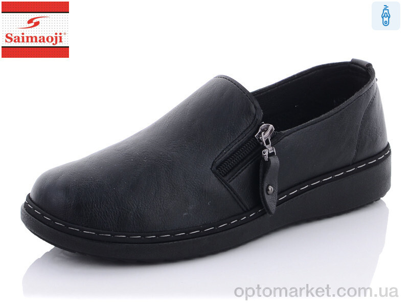 Купить Туфлі жіночі K57-1 Saimaoji чорний, фото 1