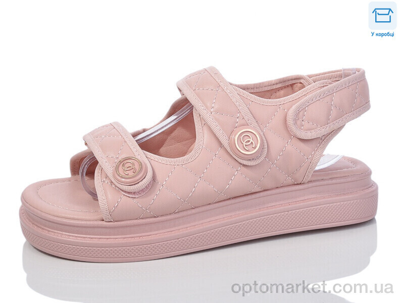 Купить Босоніжки жіночі K60-5 Golden beach рожевий, фото 1