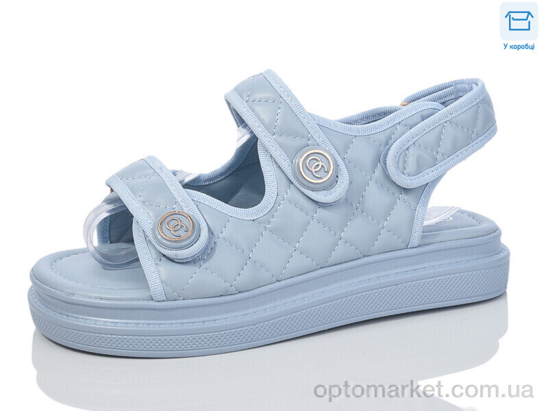 Купить Босоніжки жіночі K60-6 Golden beach синій, фото 1