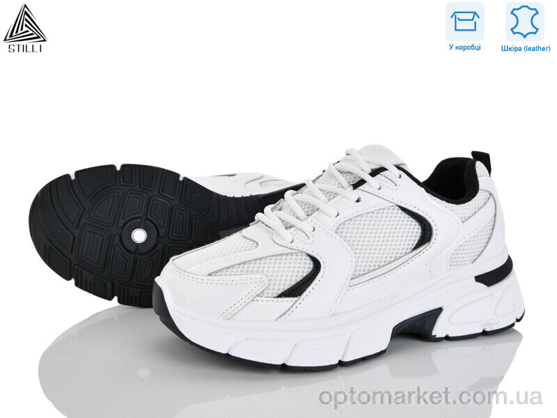 Купить Кросівки жіночі K606-5 шкіра Stilli білий, фото 1