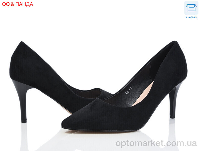 Купить Туфлі жіночі K61-1 GB чорний, фото 1